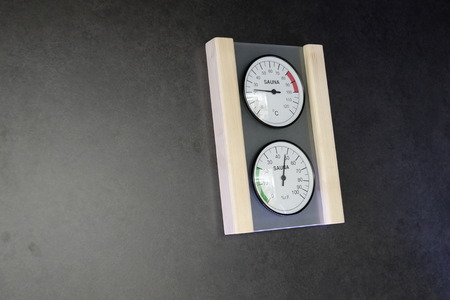 sauna detailsの写真素材