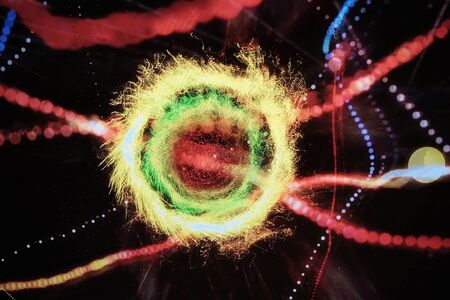 abstract explosion backgroundの写真素材