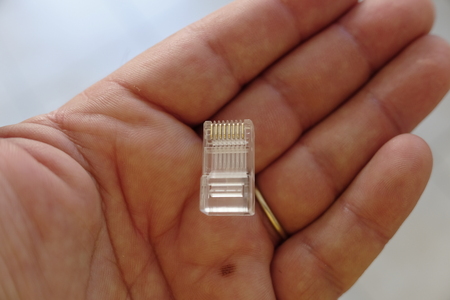 plug for networks in the hand