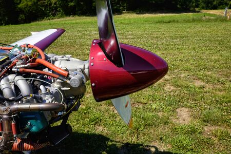 small airplane cockpit