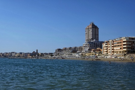 the beach of Nettunoの写真素材