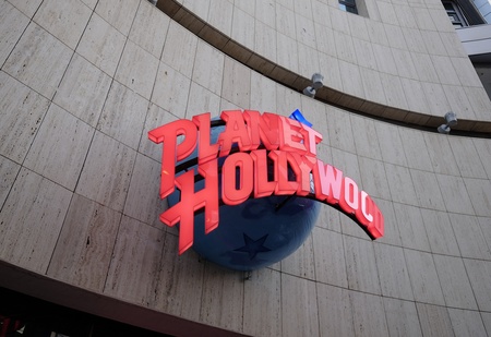 planet hollywood restaurant in Pacevilleのeditorial素材