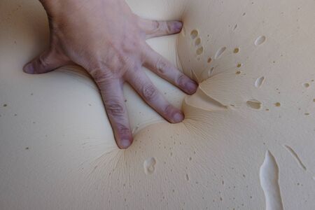 pillow background in memory foam