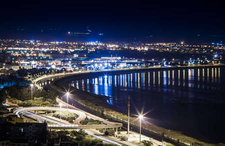 Lights on waterの写真素材