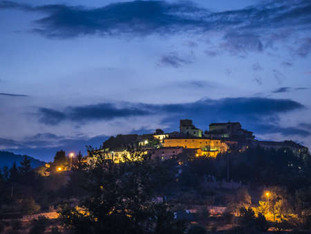 Monte S  Giovanni in Sabinaの写真素材