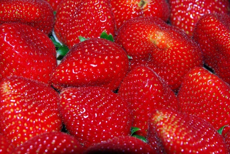 Erdbeeren im Korbの写真素材