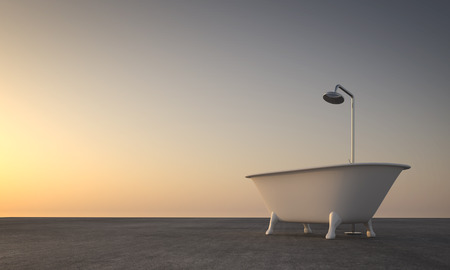 Abstract Bathtubの写真素材