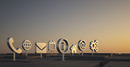 Icons Symbolの写真素材