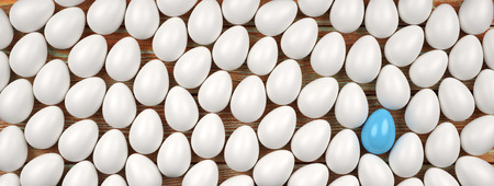 happy easter with colored egg - Illustration
