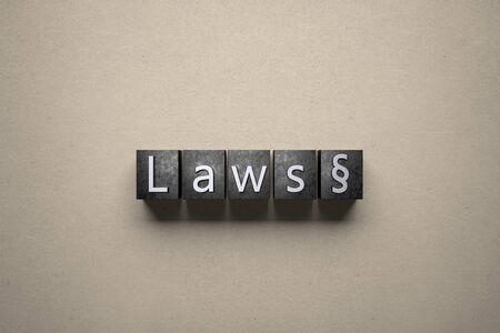 paragraph symbol on metal stamp - Illustrationの写真素材