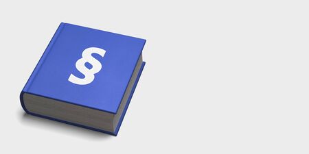 graphic symbol for law on table - Illustrationの写真素材