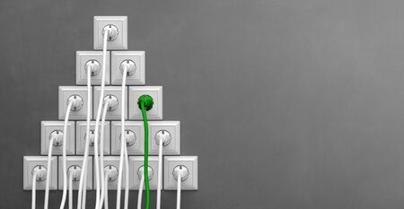 Power Plugs - Illustrationの写真素材