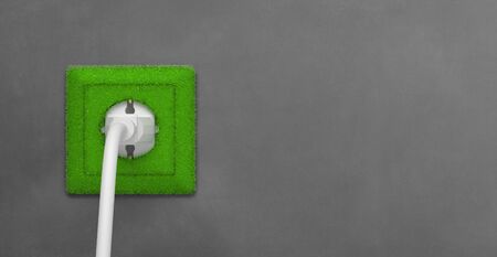 Green Power Plug - illustration