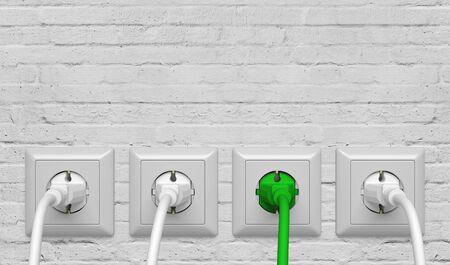 Power Plugs - Illustrationの写真素材