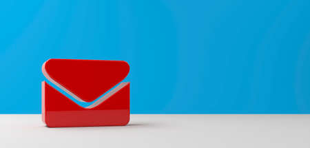 business contact icon symbol for internet as template - 3D Illustration