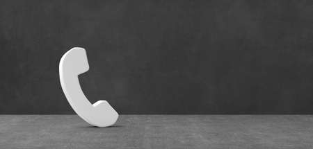 business contact icon symbol for internet as template - 3D Illustrationの写真素材