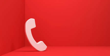 business contact icon symbol for internet as template - 3D Illustrationの写真素材