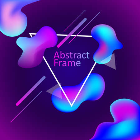 vector illustration abstract frame with place your text for background designのイラスト素材