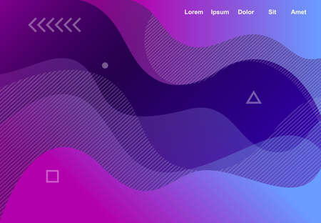 abstract blue background with waves and gradient colors design for landing page and web page home