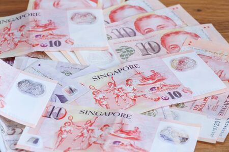 Singapore money / dollarsの写真素材