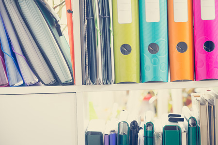 Office articles / foldersの写真素材