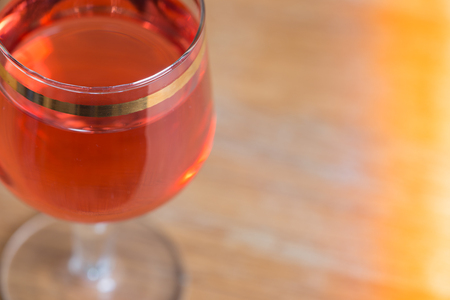A glass of wineの写真素材