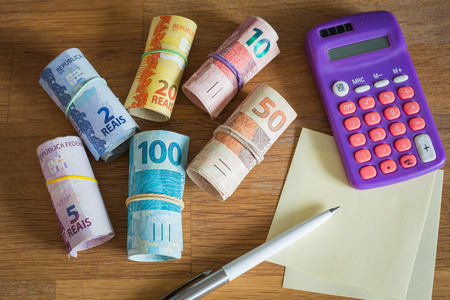 Brazil money / reaisの写真素材