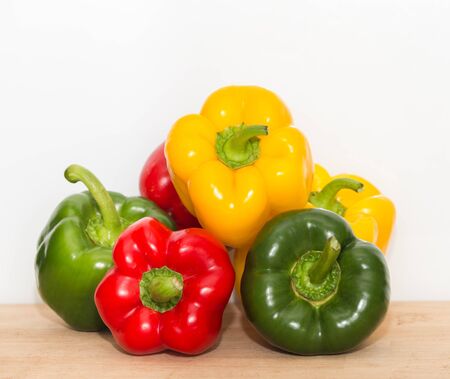 Colourful paprika of the tableの写真素材