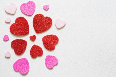 Valentines Day heart with a place for inscription