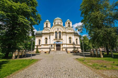 Czestochowa in Poland / View of the churchの写真素材