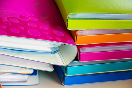 Stack of documents the concept of officeの写真素材