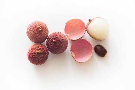Lychee / Healthy and juicy fruitsの写真素材