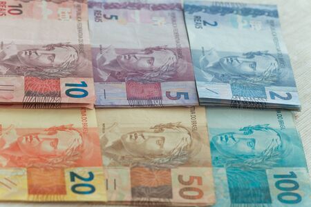 Brazilian money / reais.の写真素材
