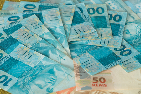 Brazilian money / reaisの写真素材