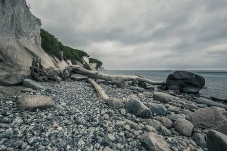 Coastal landscape, Baltic sea scenery viewの写真素材