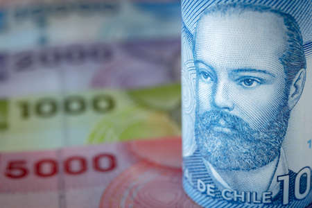 Money from Chile Pesos banknote,
