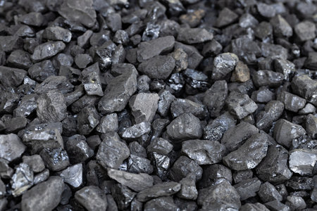 black coal, background, industrial mining concept, coal prices, energy cost for households and...