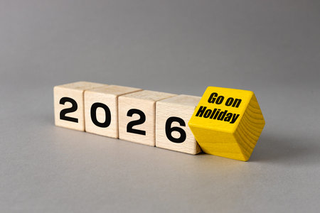 2026 Holiday Trips. The Concept of Traveling. The Risks of Traveling in 2026. Date and written on...