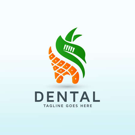 Pineapple smile dental clinic logo designのイラスト素材