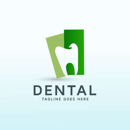 Dental practices door clinic simple logoのイラスト素材