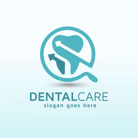 marketing agency that helps dental clinics logoのイラスト素材