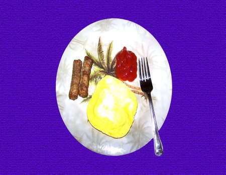 Breakfast Plateの写真素材