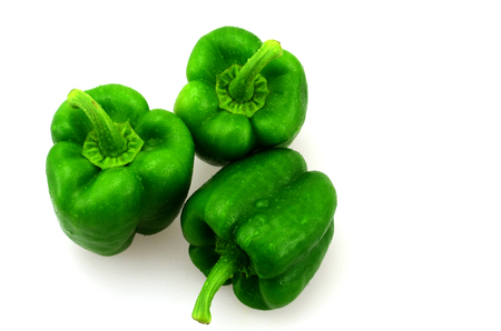 Green Capsicumの写真素材