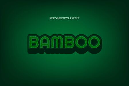 Editable Text Style Effectのイラスト素材