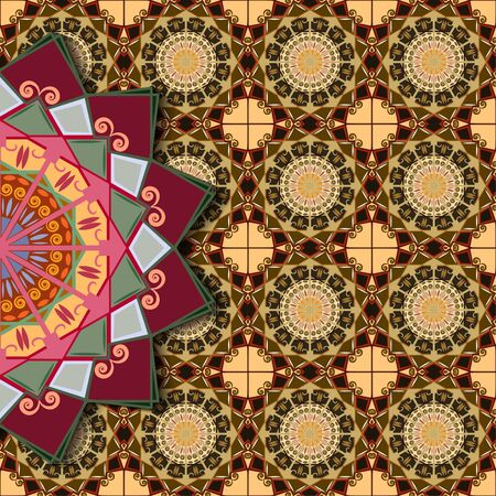 Mandala pattern islamic conceptのイラスト素材