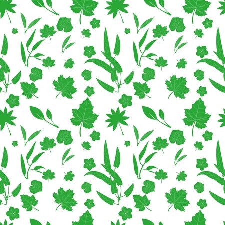 Leaf seamless patternのイラスト素材
