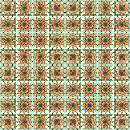 Mandala Seamless Patternのイラスト素材