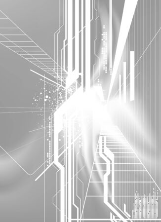 abstract line background のイラスト素材