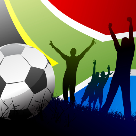 world cup southafrica のイラスト素材