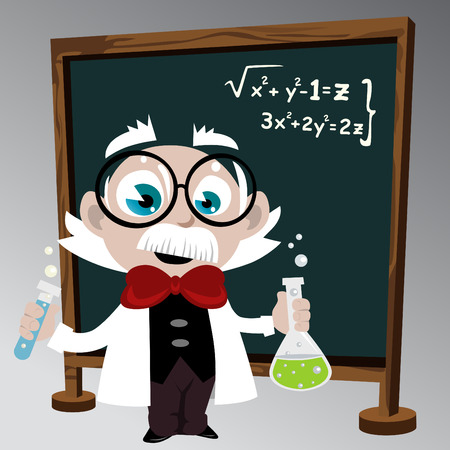 science professor のイラスト素材